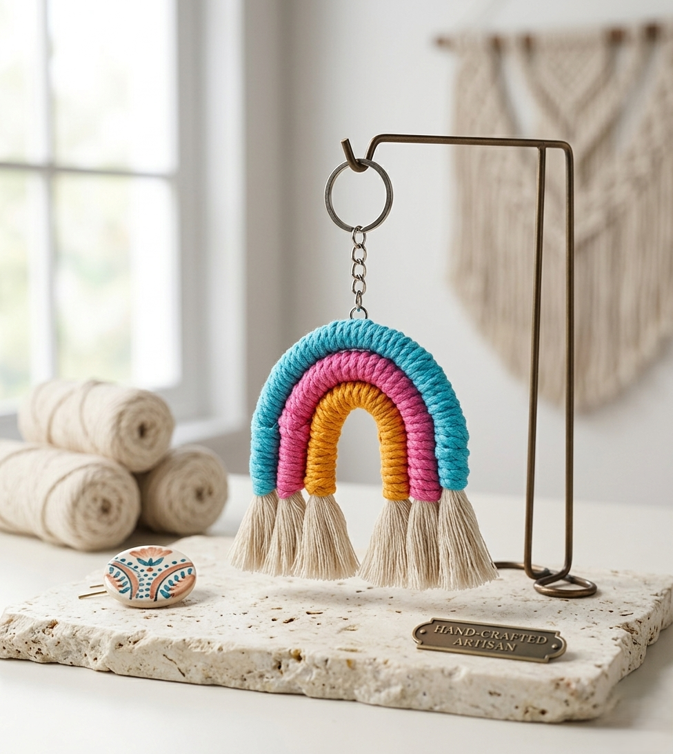 Macramé Keychains